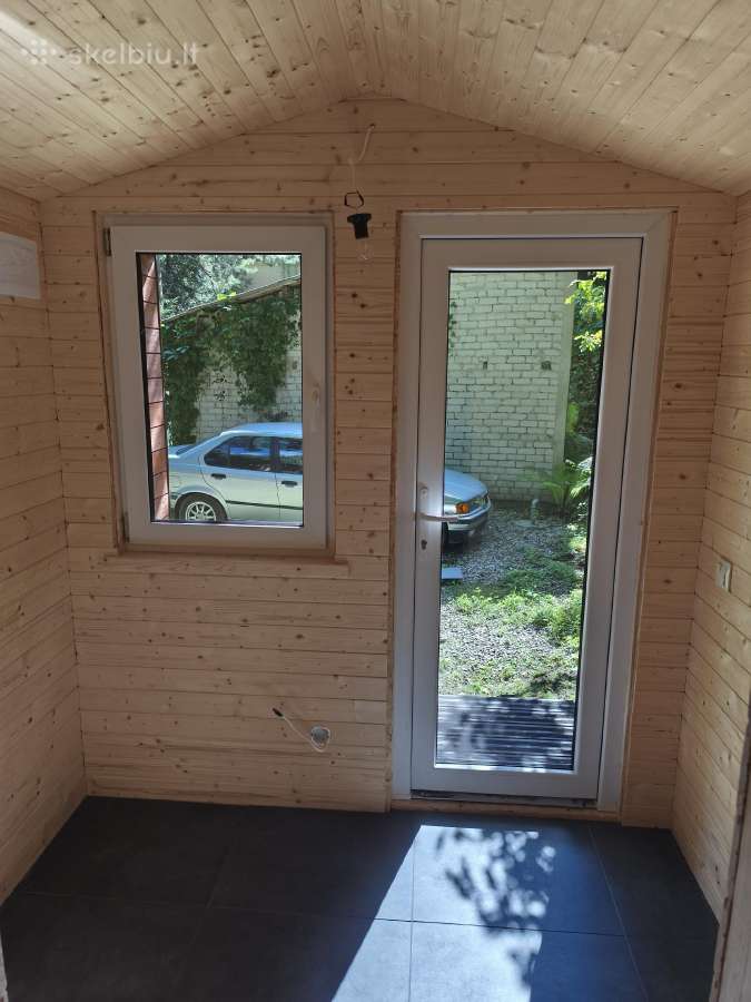 Moderni karkasinė pirtis – poilsio namelis - nuotraukos Nr. 7