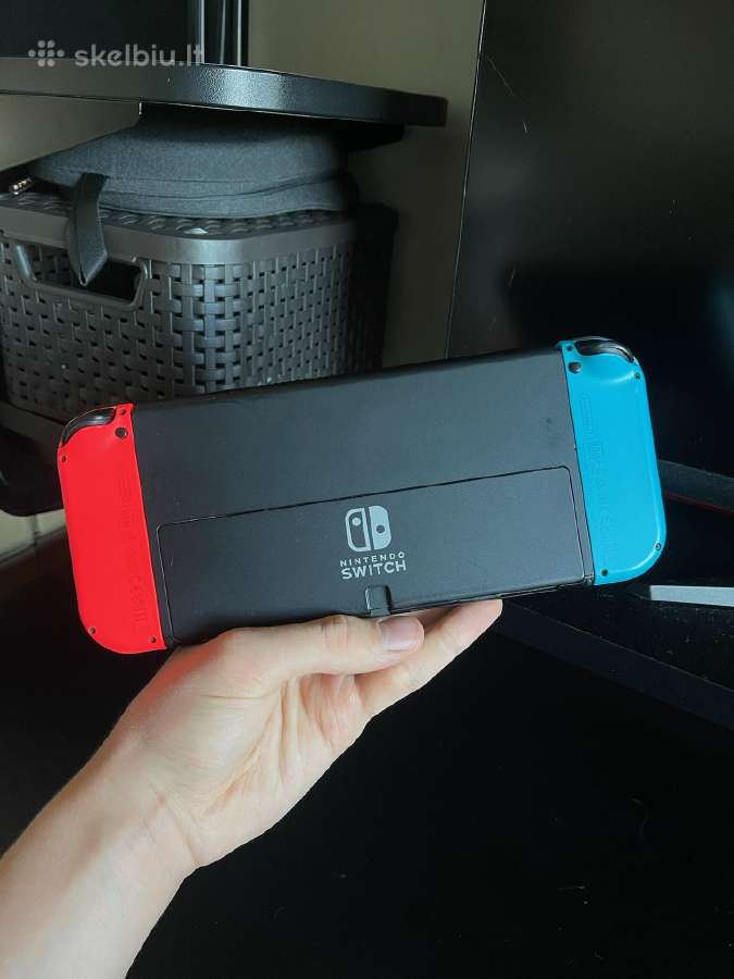Nintendo Switch Oled Neon, 64gb su priedais - nuotraukos Nr. 6