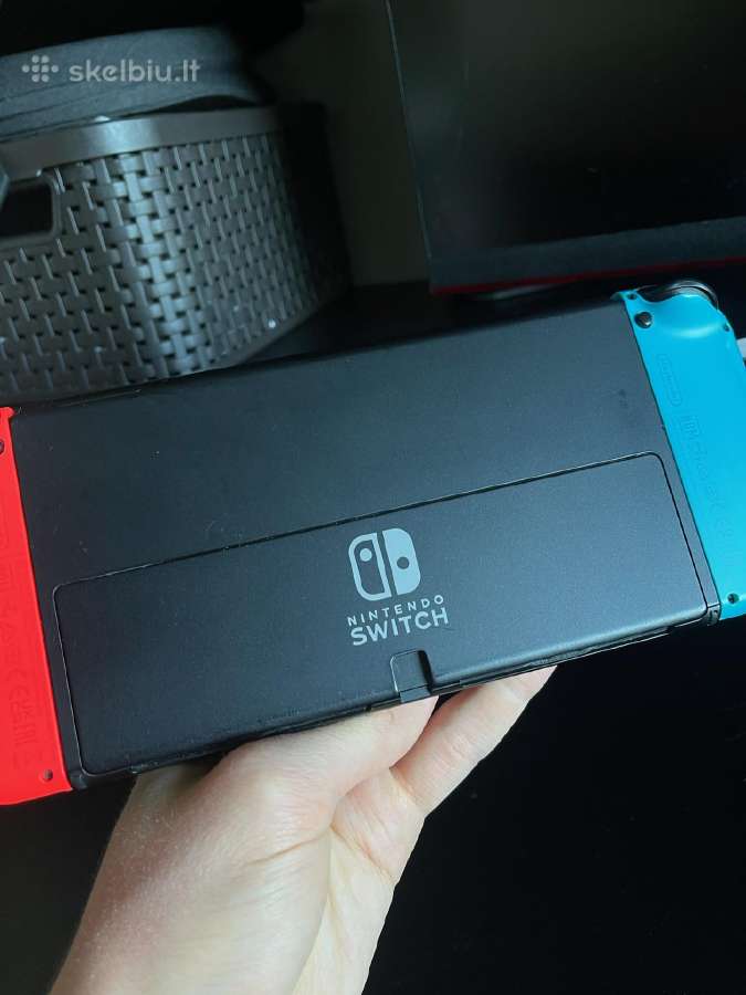 Nintendo Switch Oled Neon, 64gb su priedais - nuotraukos Nr. 10