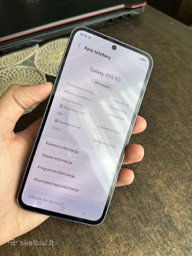 Samsung A55 5G - nuotraukos Nr. 2
