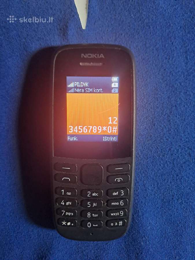 Nokia 105 2sim pilnai veik su lt/ru kalba - nuotraukos Nr. 2