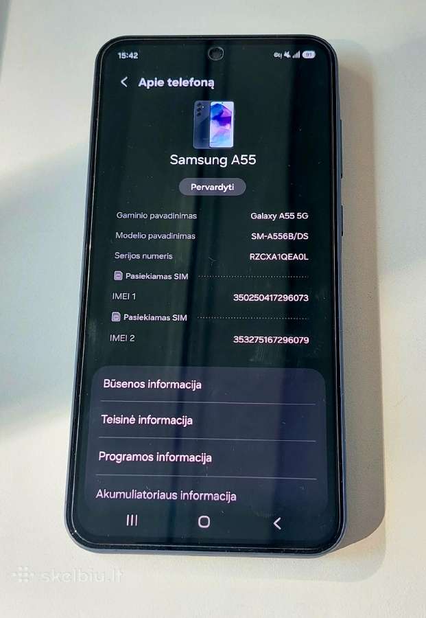 Samsung Galaxy A55 - nuotraukos Nr. 7