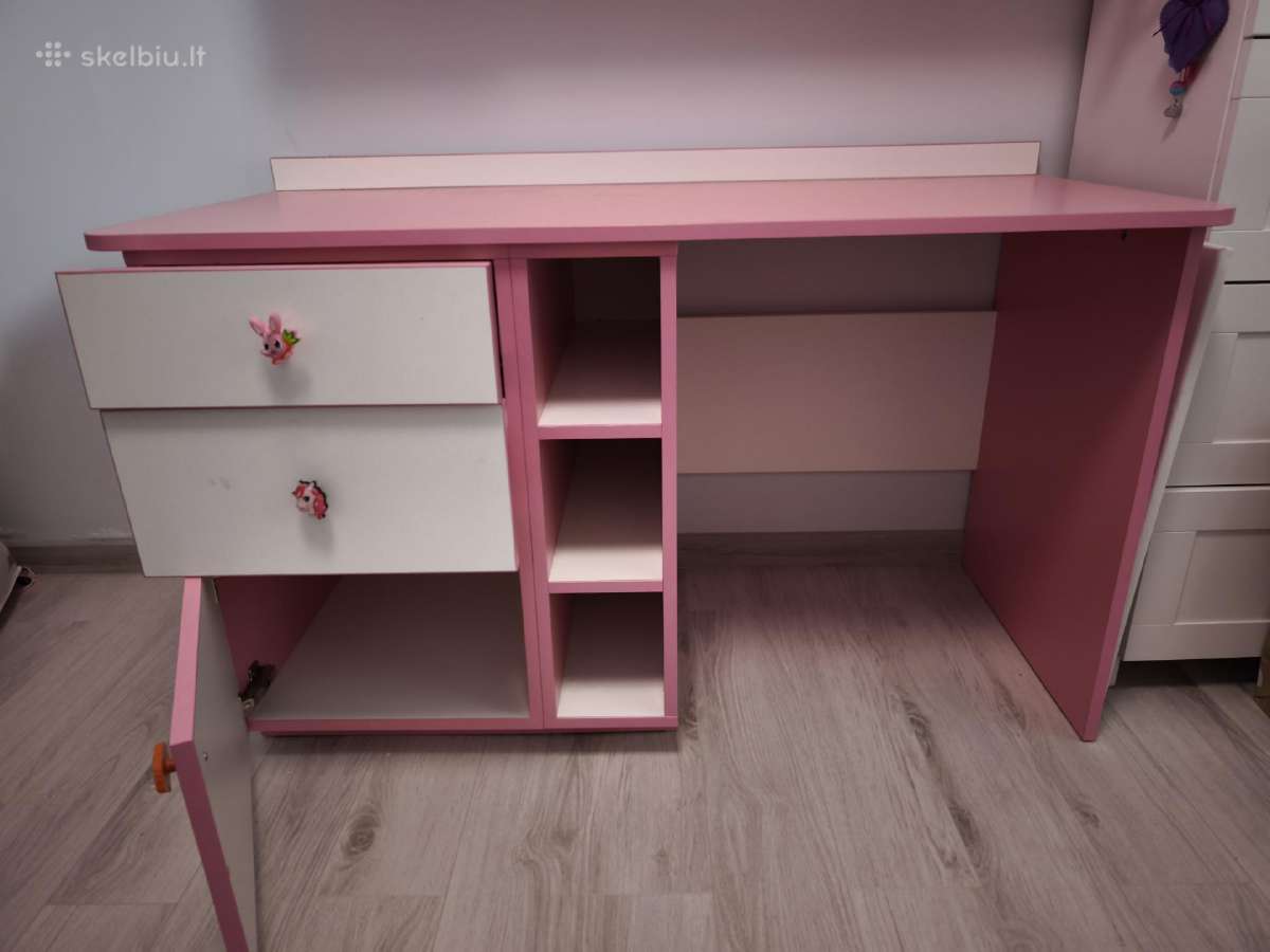 Vaikiškas rašomasis stalas "Pink" - nuotraukos Nr. 4