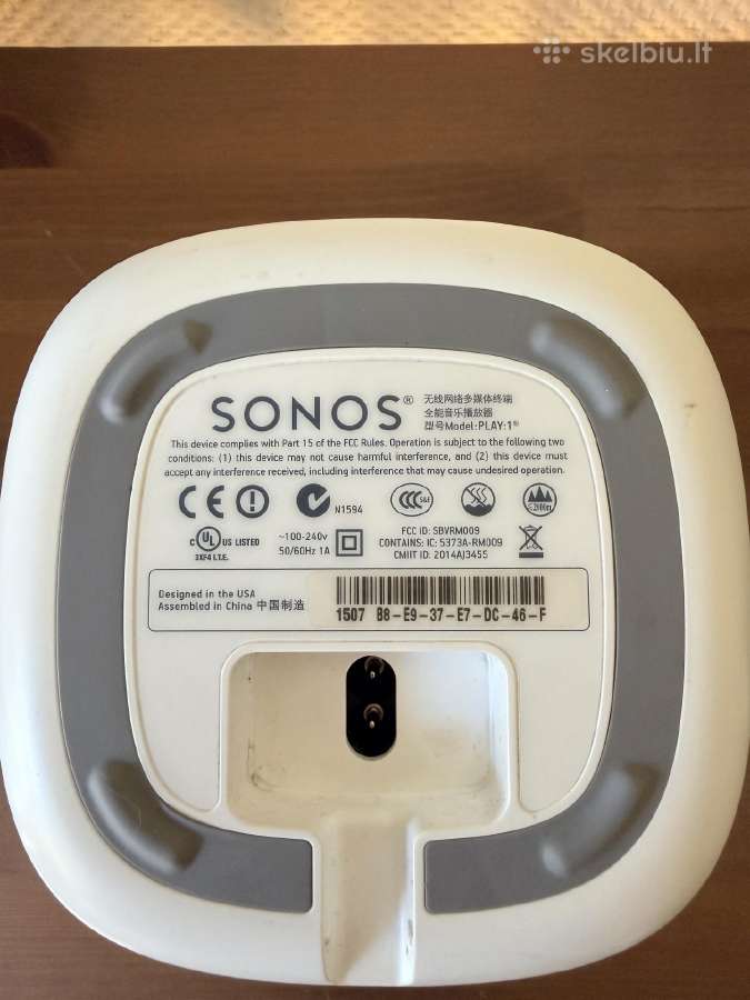 Sonos Play 1 kolonėlė - nuotraukos Nr. 6