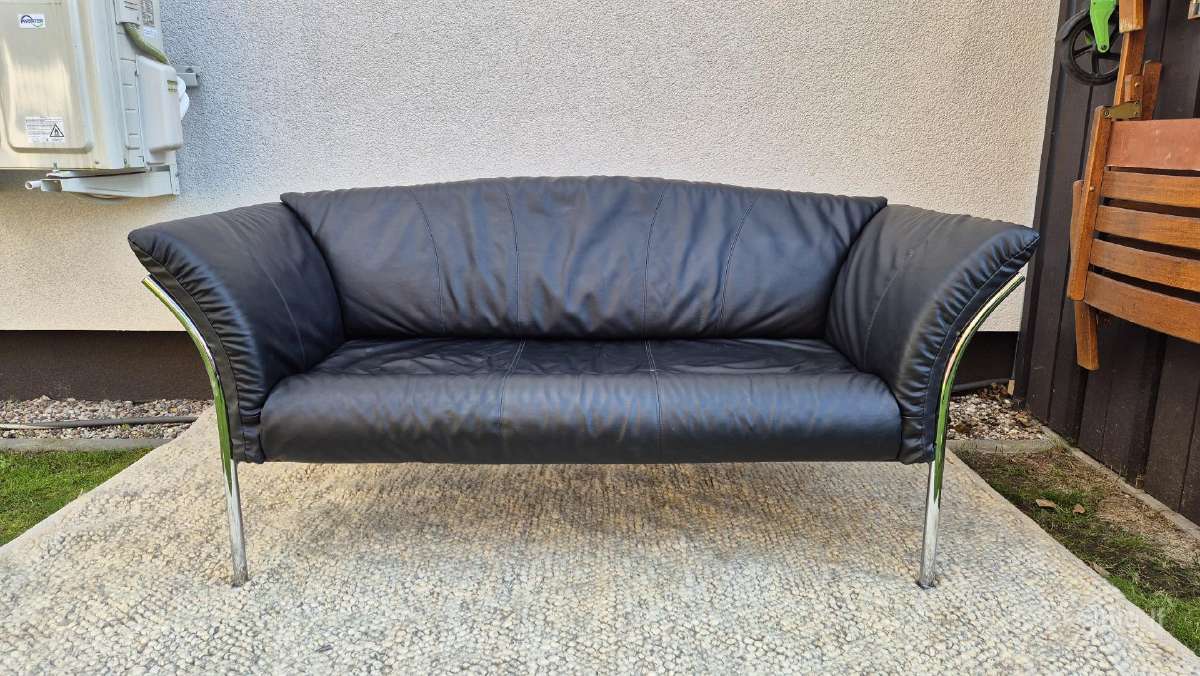 Vintažinis komplektas Kebe Denmark Sofa + Fotelis - nuotraukos Nr. 12