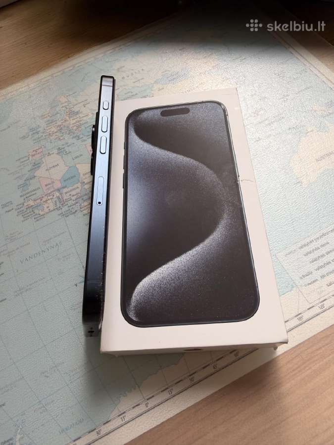 iPhone 15 pro 256 GB blue titanium - nuotraukos Nr. 2