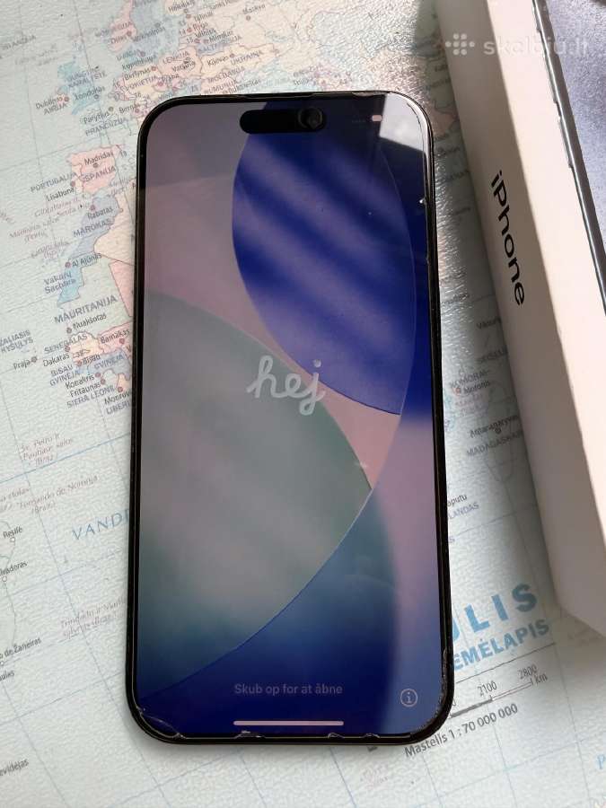 iPhone 15 pro 256 GB blue titanium - nuotraukos Nr. 4