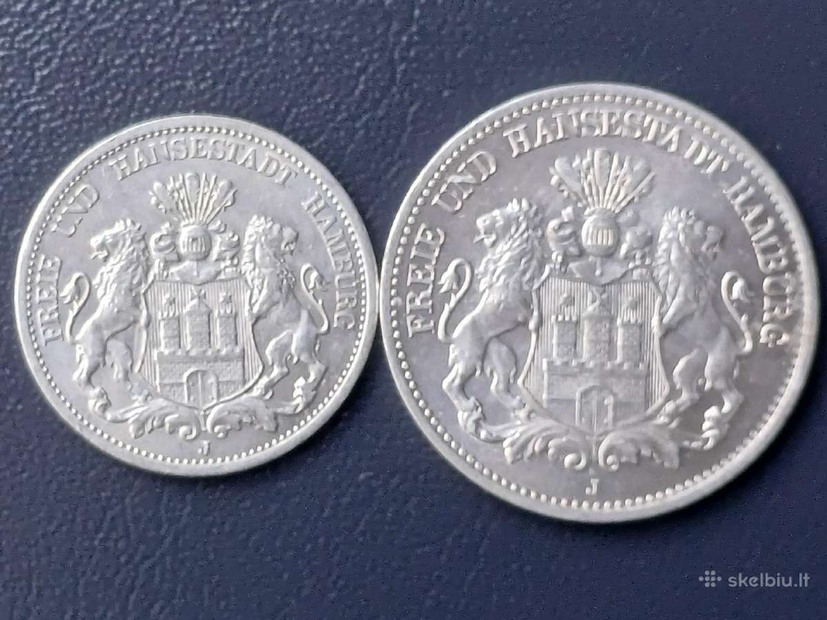 Notgeldai 1923m. Hamburgas unc - nuotraukos Nr. 2