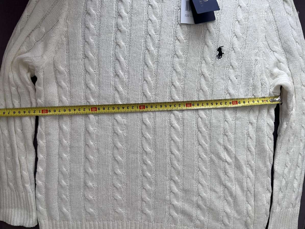 Vyriškas baltas Ralph Lauren megztinis - nuotraukos Nr. 4