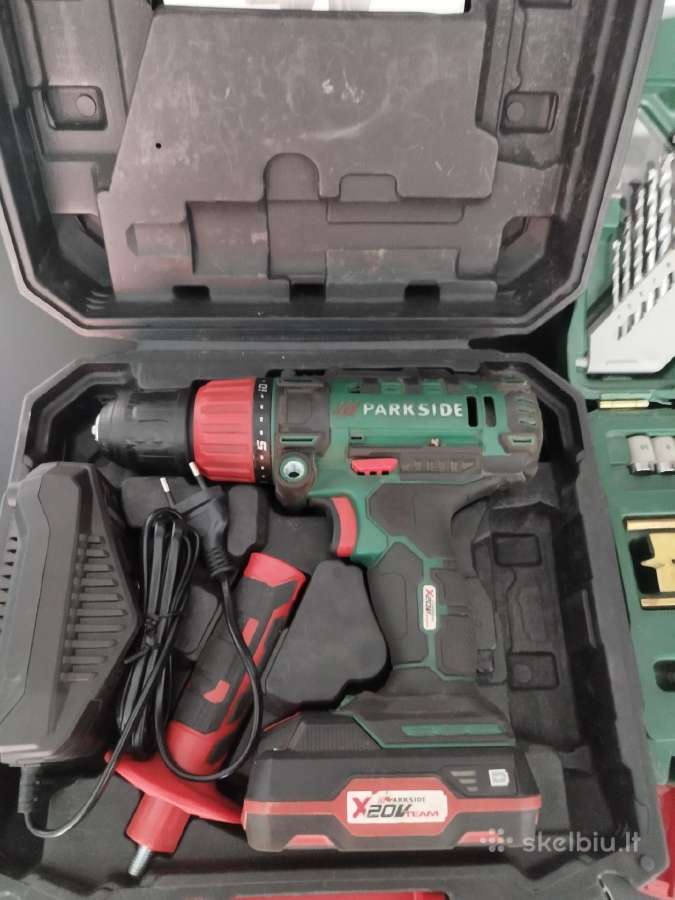 Parkside suktukas su bosch grąžtų komplektu - nuotraukos Nr. 2