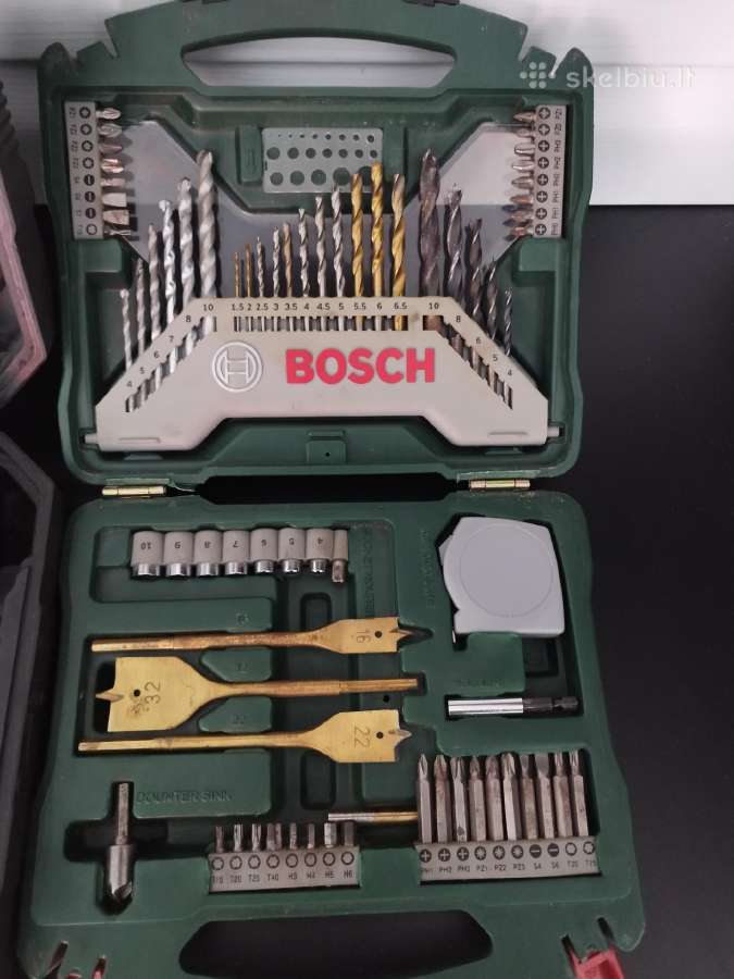 Parkside suktukas su bosch grąžtų komplektu - nuotraukos Nr. 3