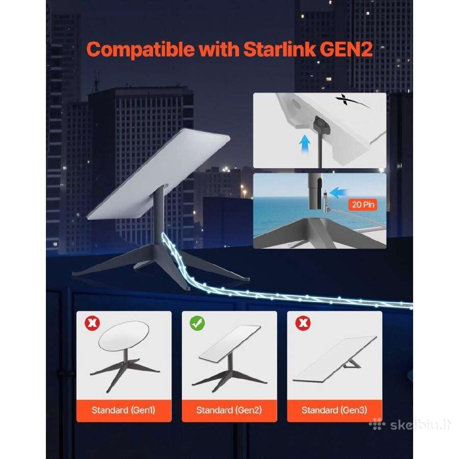 Starlink Gen 2 kabelis, 23 m ilgio - nuotraukos Nr. 8
