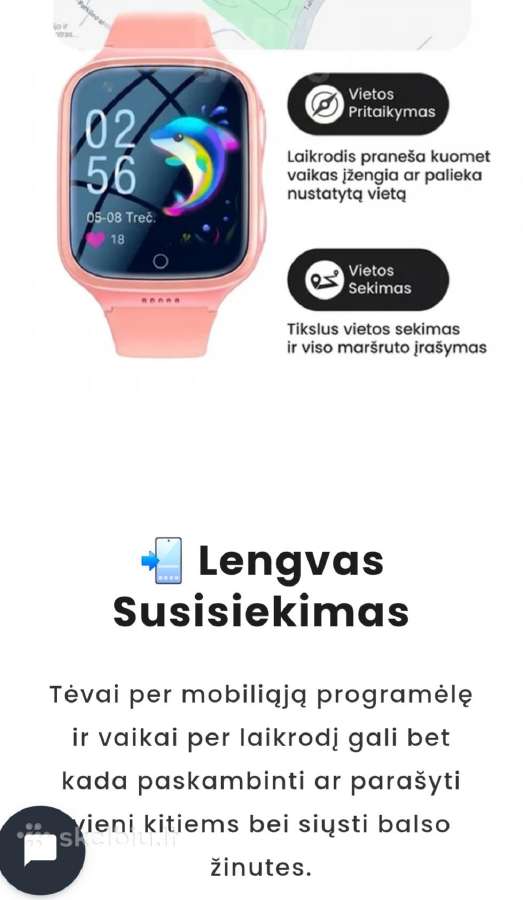 Išmanus vaikiškas laikrodis - nuotraukos Nr. 4