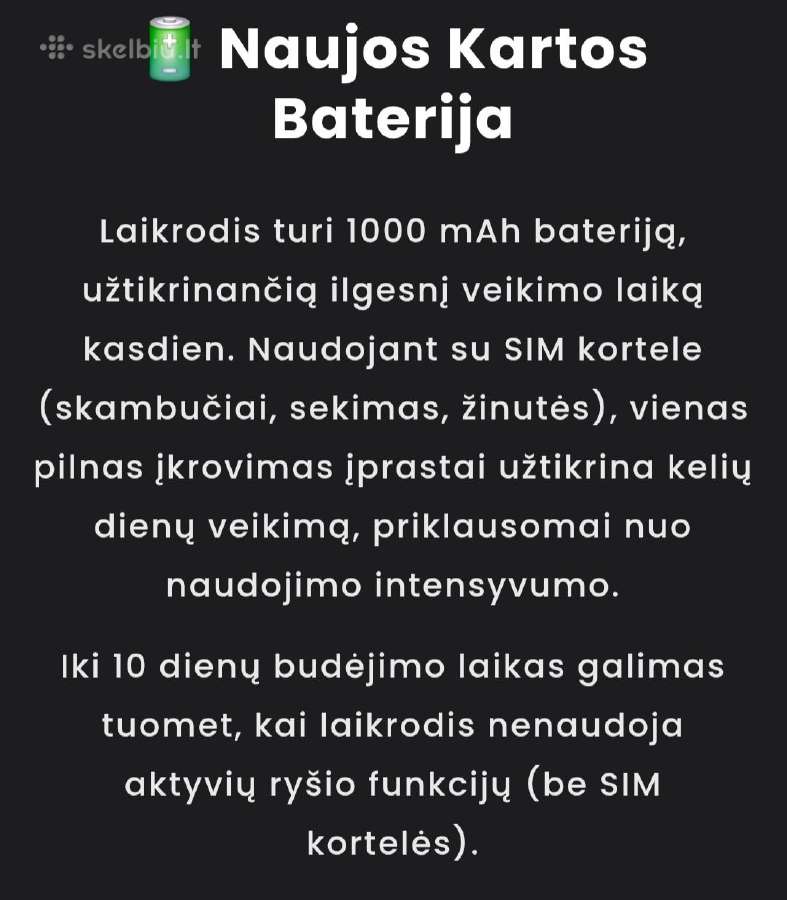 Išmanus vaikiškas laikrodis - nuotraukos Nr. 15