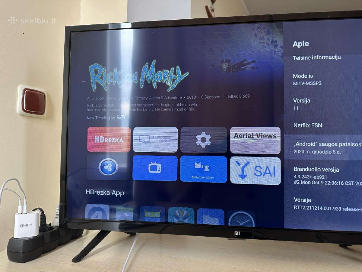 Xiaomi Mi TV P1 32" (Android TV) - nuotraukos Nr. 2