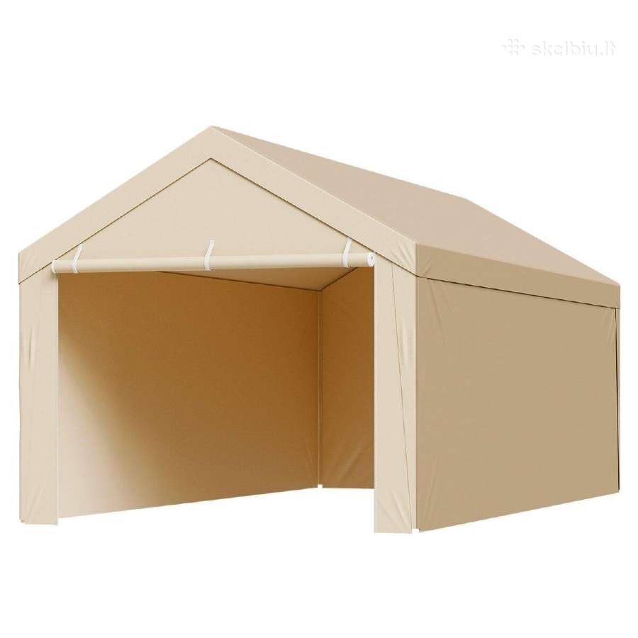 Automobilio stoginės tentas 3x6 m - nuotraukos Nr. 4