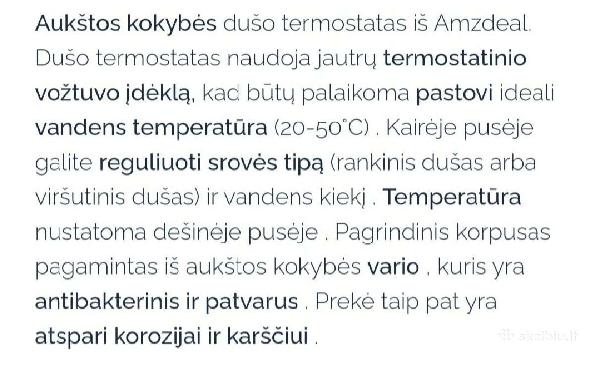 Dušo maišytuvas - nuotraukos Nr. 4