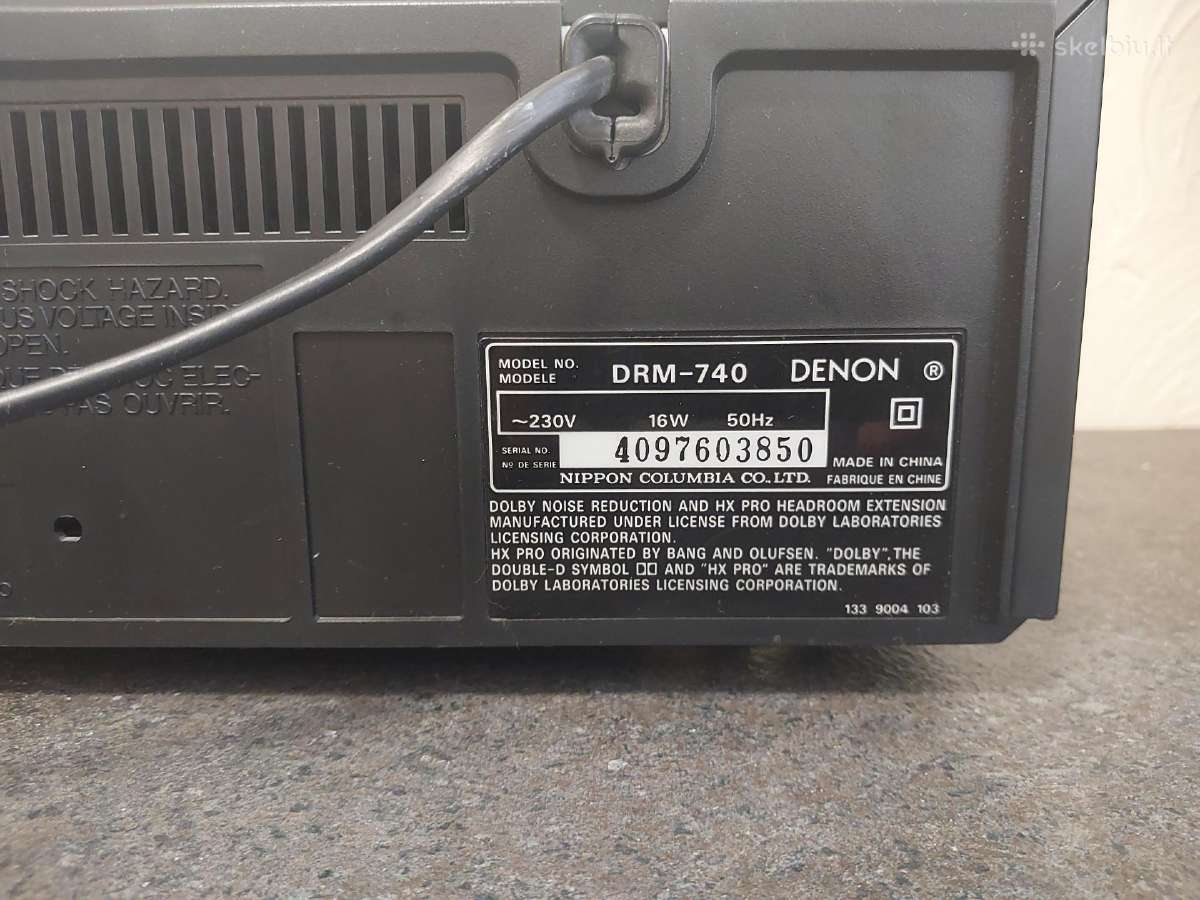 Denon Drm-740 - nuotraukos Nr. 6