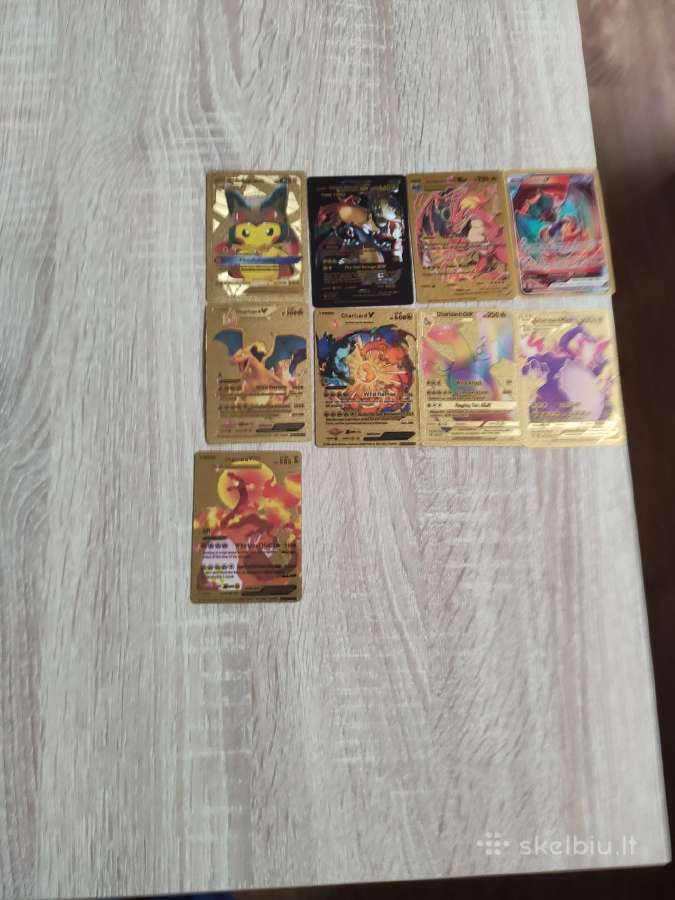 115 skirtingų pokemonų korteliu jos visos tikros - nuotraukos Nr. 5
