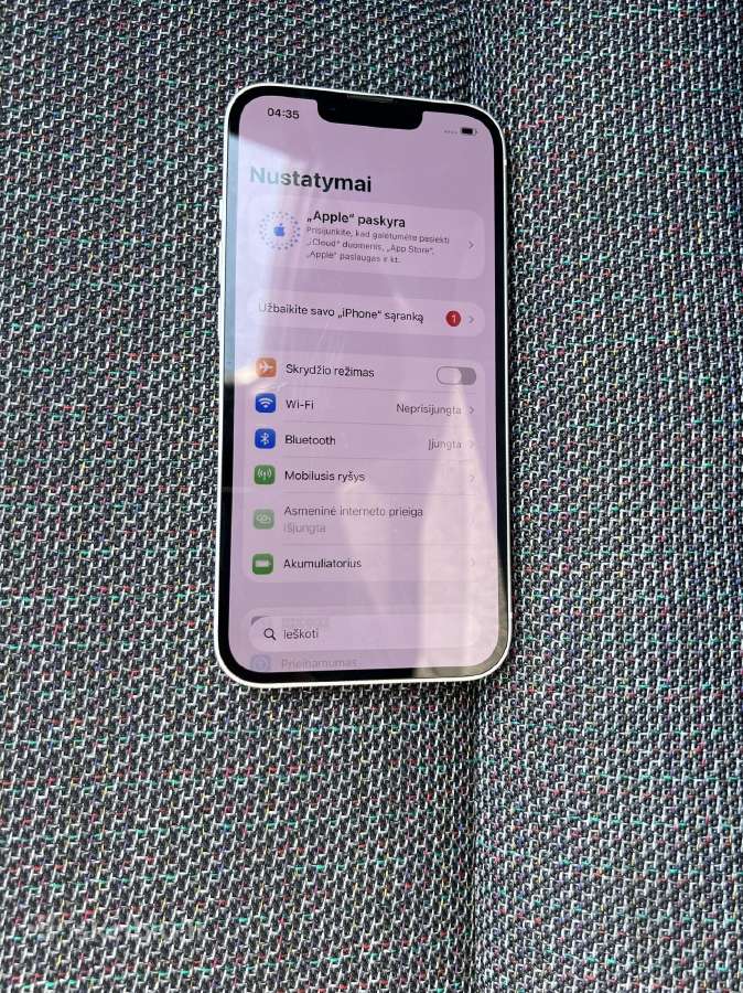 iPhone 13 128gb white - nuotraukos Nr. 7