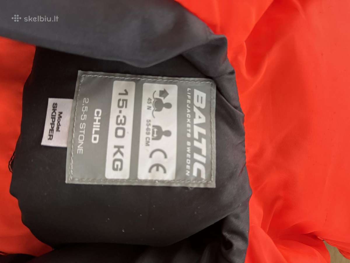 Baltic Skipper vaikiška gelbėjimo liemenė 15/30kg - nuotraukos Nr. 3