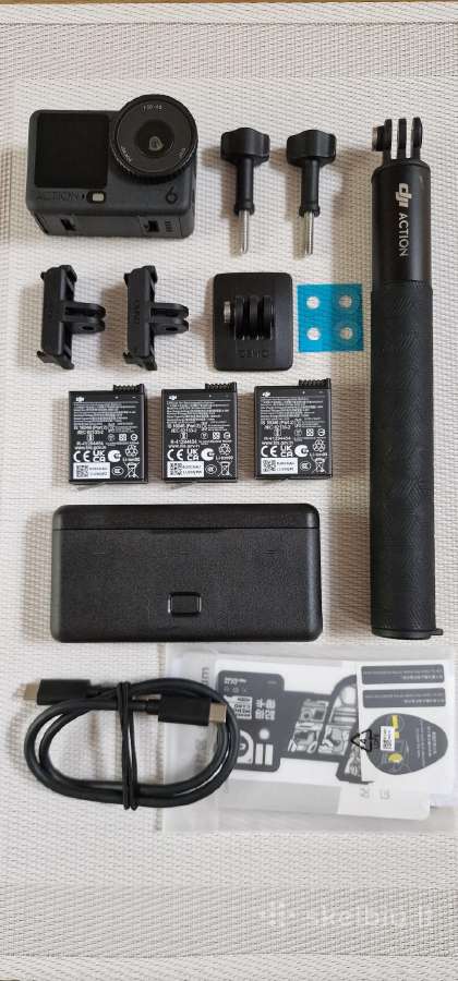 Dji Osmo Action 6 Adventure Combo + priedai - nuotraukos Nr. 3