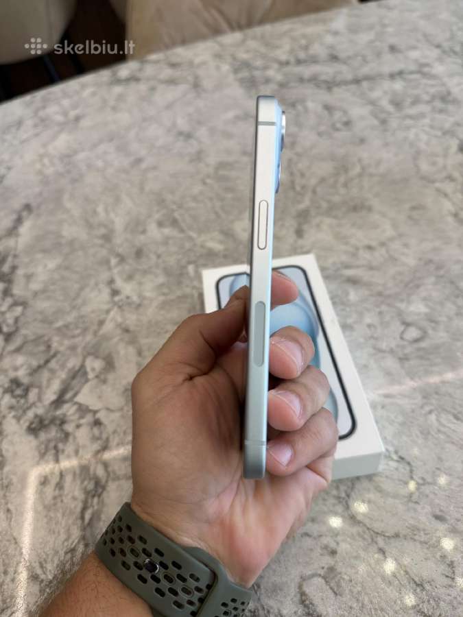 iPhone 15, 256gb 100% baterija - nuotraukos Nr. 7