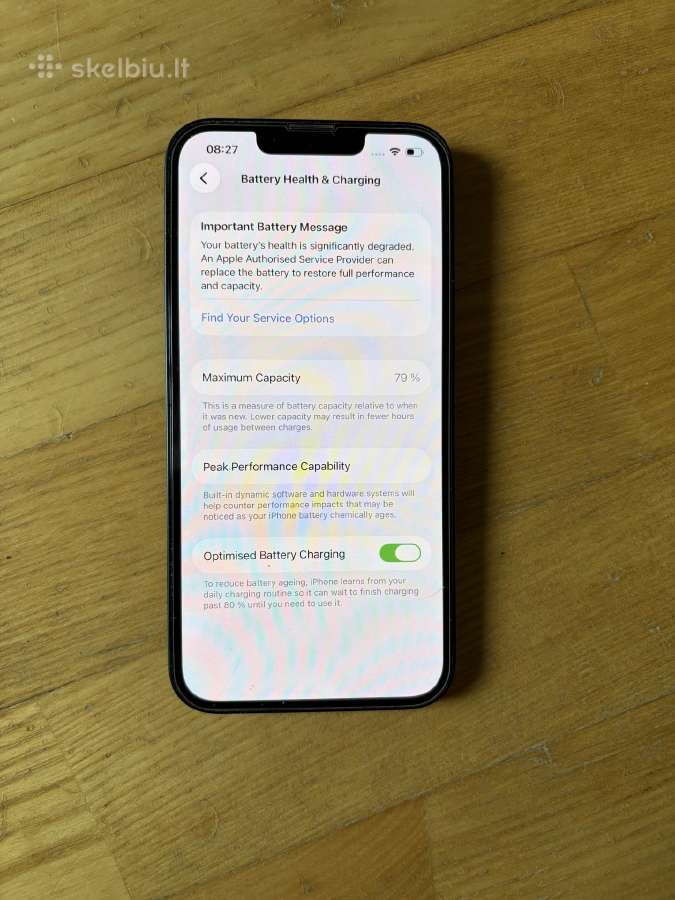 iPhone 14 midnight 128gb - nuotraukos Nr. 3