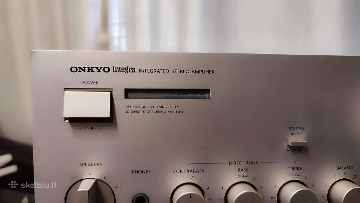 Stiprintuvas Onkyo Integra A8450 - nuotraukos Nr. 2