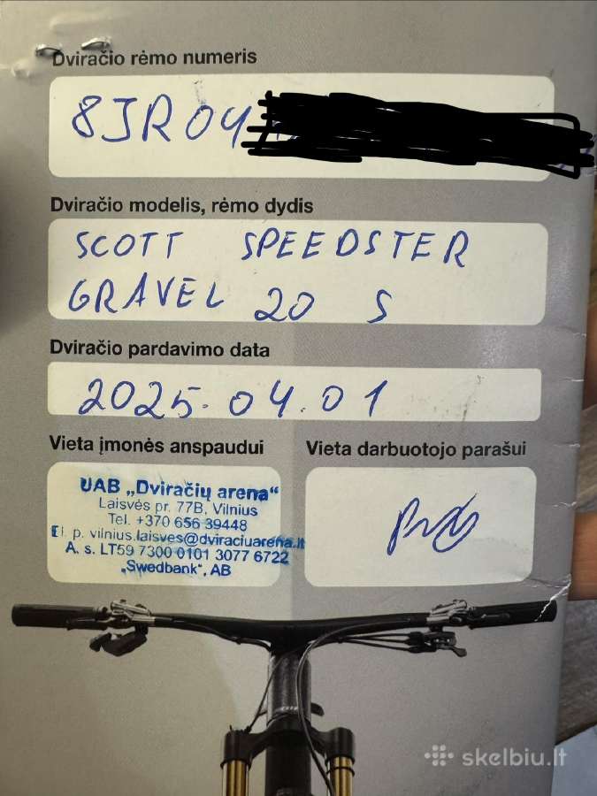 Scott speedster gravel 20 - nuotraukos Nr. 4