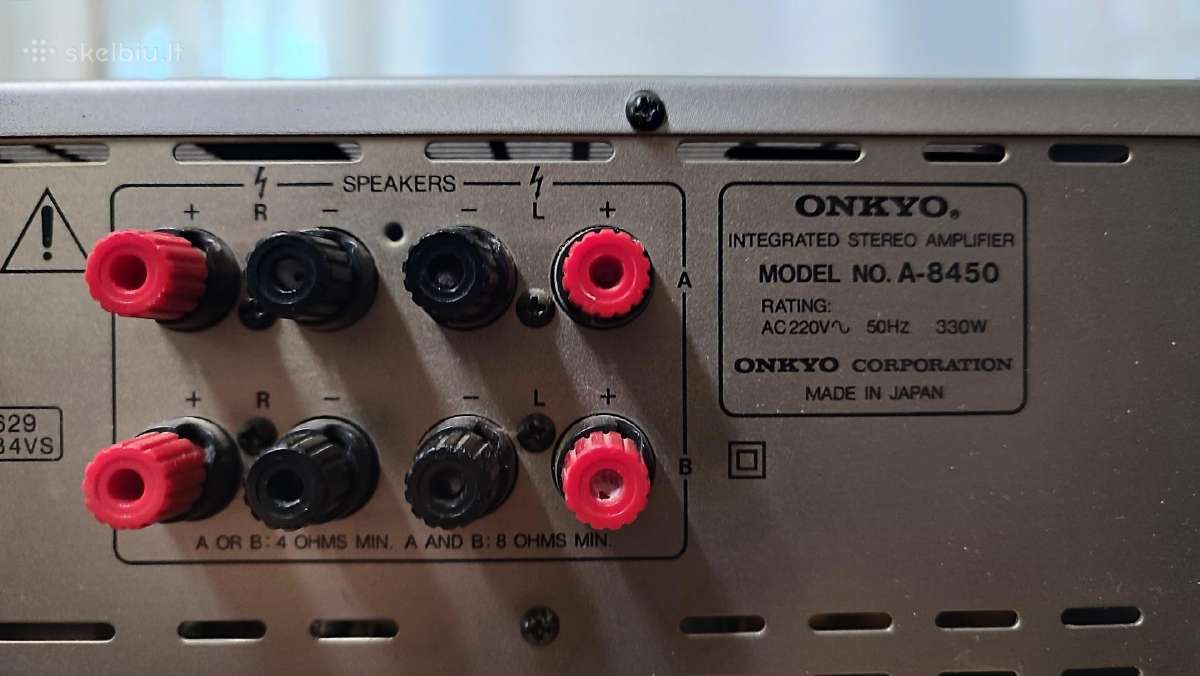 Stiprintuvas Onkyo Integra A8450 - nuotraukos Nr. 5