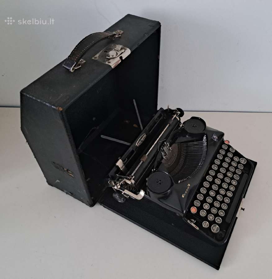 Antikvarine Triumph spausdinimo masinele 1939 - nuotraukos Nr. 6