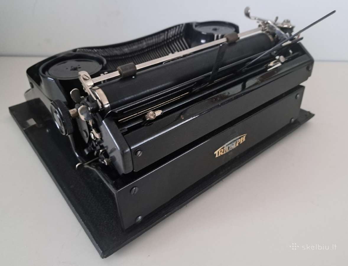 Antikvarine Triumph spausdinimo masinele 1939 - nuotraukos Nr. 8