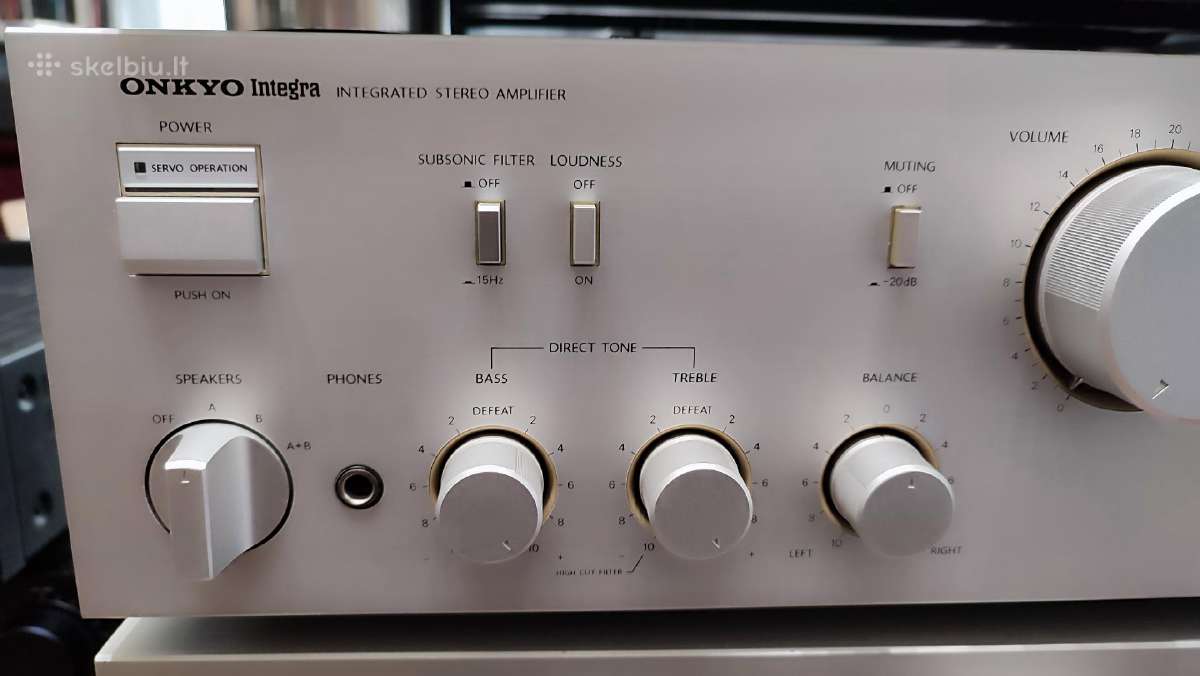 Stiprintuvas Onkyo Integra A8250 - nuotraukos Nr. 2