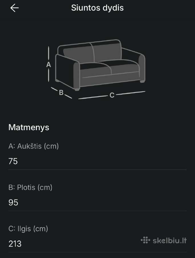 Ikea sofa - nuotraukos Nr. 4