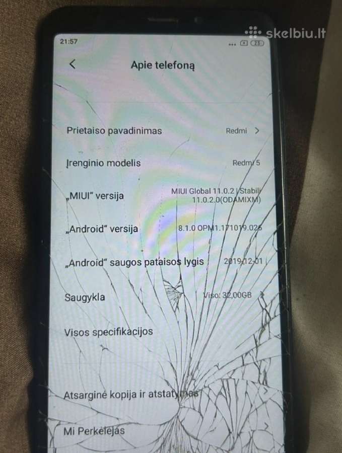 Xiaomi redmi 5 - nuotraukos Nr. 2