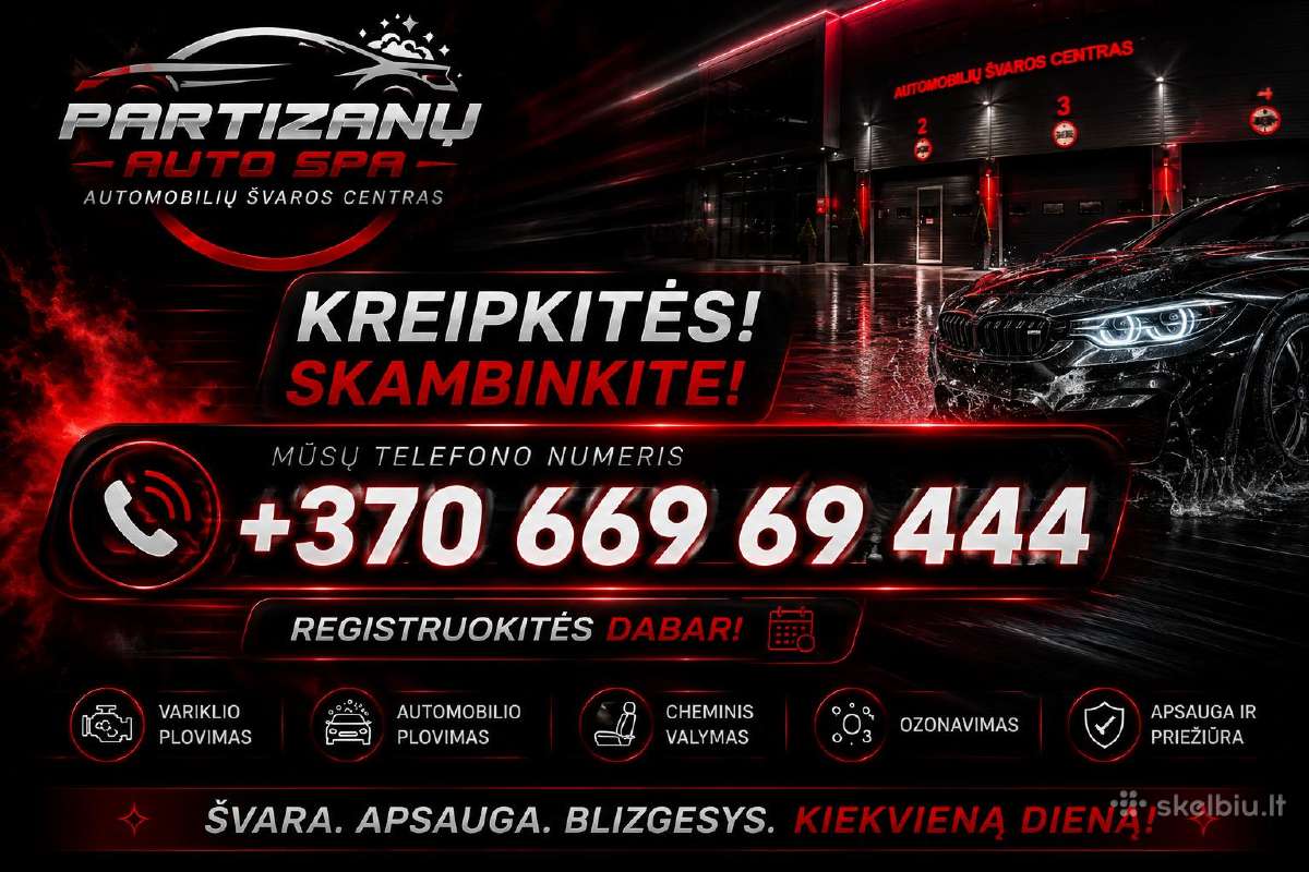 Varikių plovimas Automobilių plovimas ir valymas - nuotraukos Nr. 7