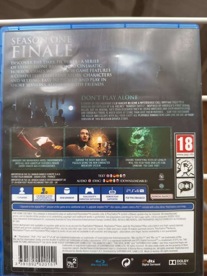 The dark pictures the devil in me ps4/ps5 - nuotraukos Nr. 2