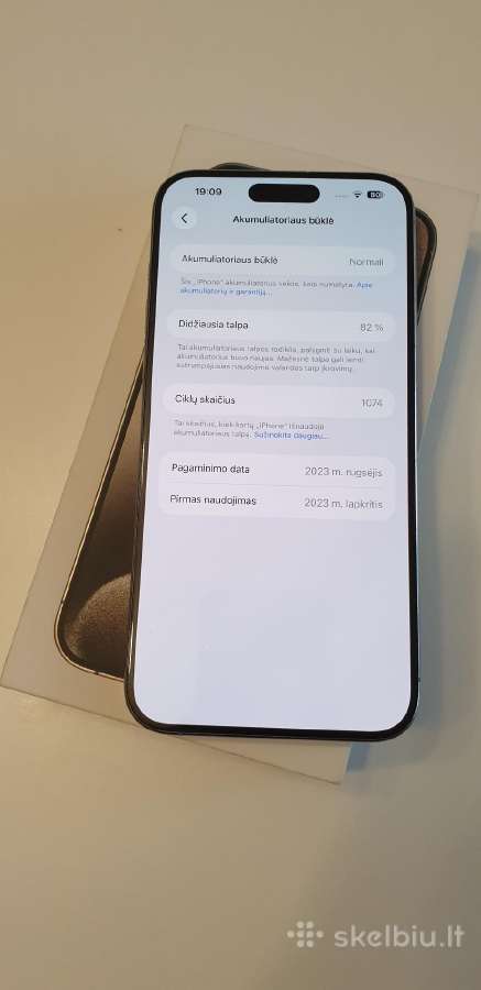 iPhone 15 pro max 256gb - nuotraukos Nr. 3