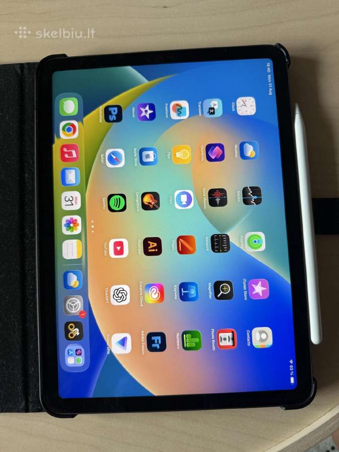 iPad Air 4th, 64 GB + Apple Pencil 2nd + Dėkliukas - nuotraukos Nr. 2