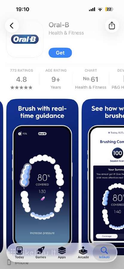 Oral-b dantų šepetėlis - nuotraukos Nr. 10