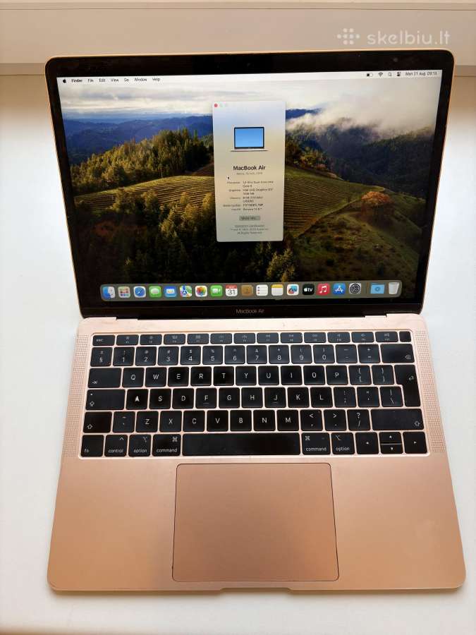MacBook Air 2019 13" 8gb RAM 256gb SSD - nuotraukos Nr. 2