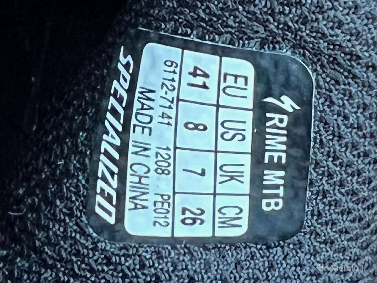 Specialized Rime MTB batai, 41d. - nuotraukos Nr. 8