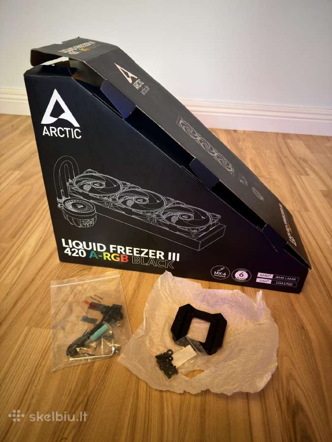 Arctic Liquid Freezer III 420 Argb su garantija - nuotraukos Nr. 4