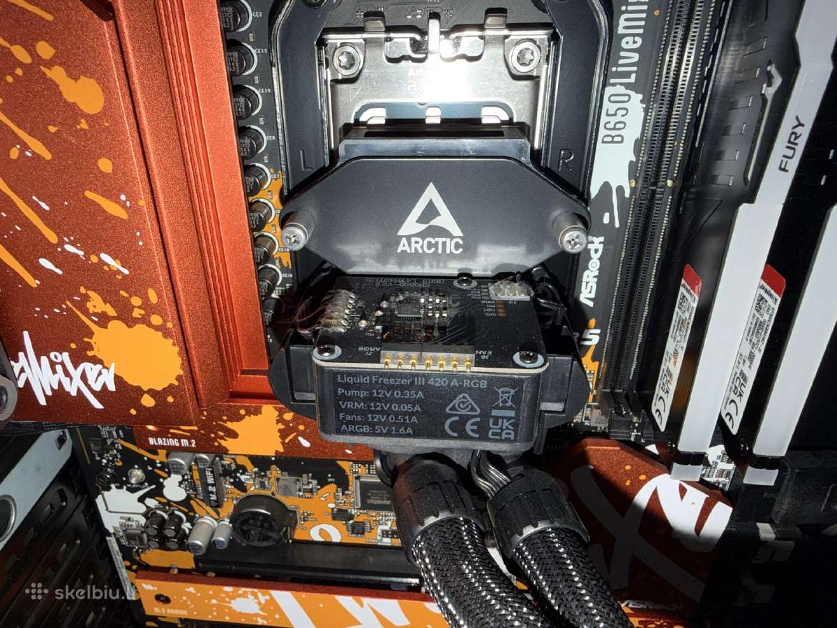 Arctic Liquid Freezer III 420 Argb su garantija - nuotraukos Nr. 3