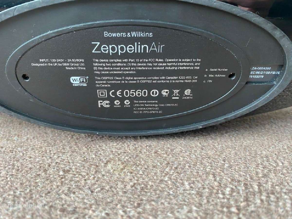 Bowers Wilkins Zeppelin - nuotraukos Nr. 5