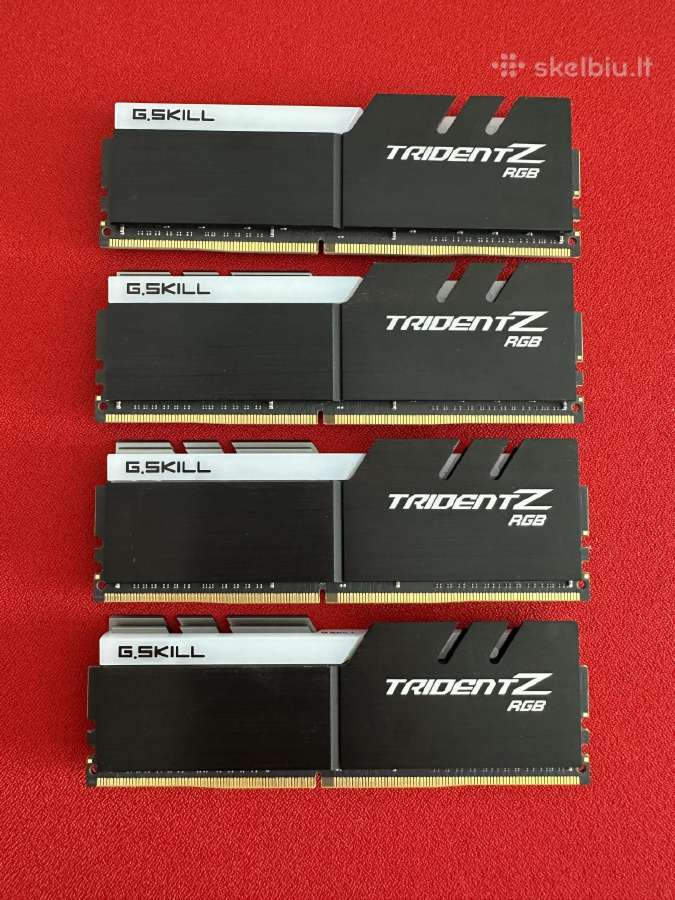 G.skill Trident Z Rgb 64gb (416gb) Ddr4-3600 Cl16 - nuotraukos Nr. 5