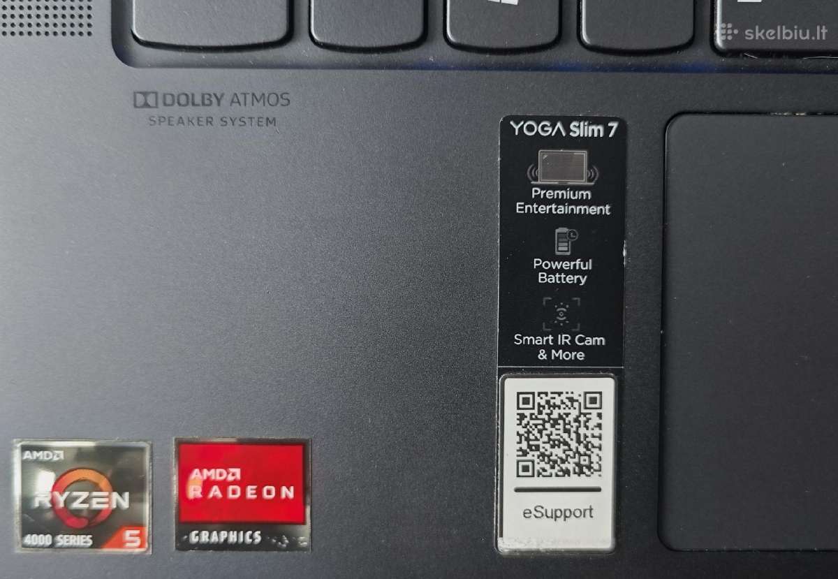 Lenovo Yoga Slim 7 Ryzen 5 - nuotraukos Nr. 6