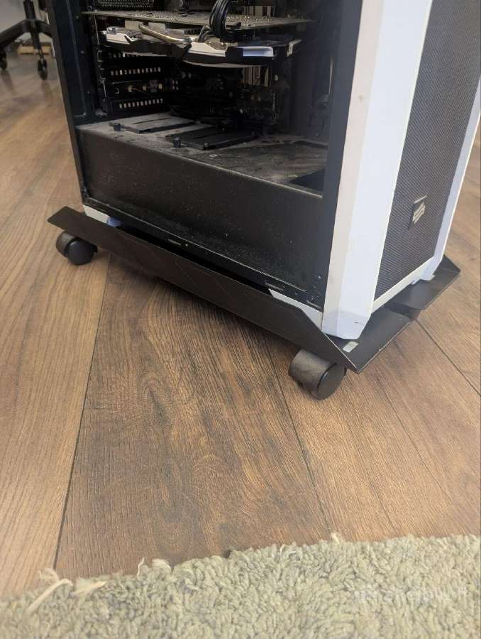 Ikea kompiuterio stovas su ratukais, reguliuojamas - nuotraukos Nr. 2