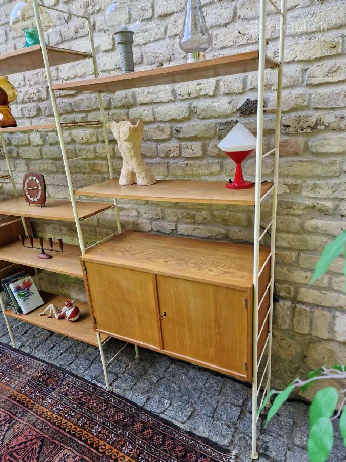 Vintažinė mid century modulinė lentynų sistema - nuotraukos Nr. 4